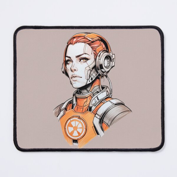Item preview, Cyborg Girl designed and sold by ArtCraftLab.