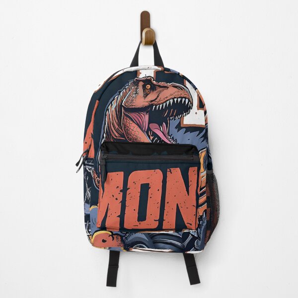 Item preview, monster clash, t rex vs monster truck, clash on the monsters T-Shirt designed and sold by mowafak younis.