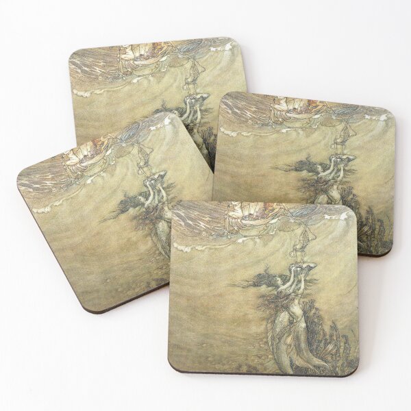 Item preview, Mermaids - Jewels from the Deep - Arthur Rackham designed and sold by forgottenbeauty.