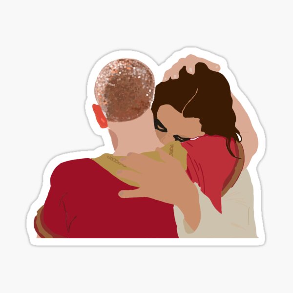Item preview, The Chosen: Giaus hugging Jesus designed and sold by bjroo.