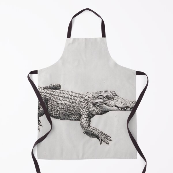 Item preview, Black and white Crocodile drawing designed and sold by Pencil-Art.