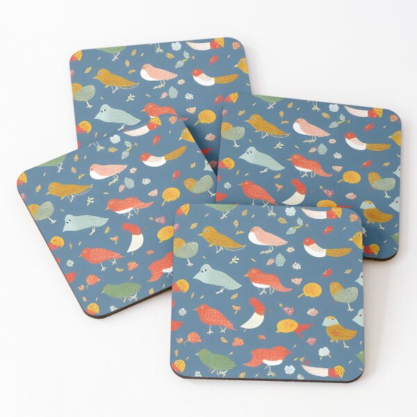 Item preview, cartoon pop colors birds designed and sold by Nonosalem.