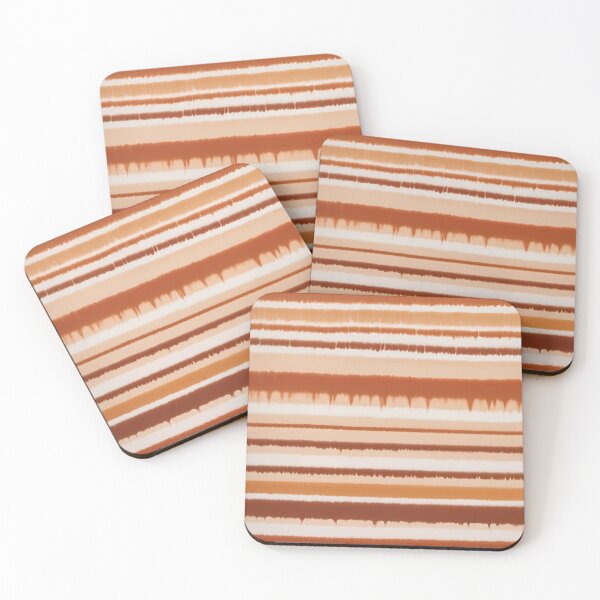 Item preview, Boho Warm Earthern Tie-Dye Striped designed and sold by meggydesigns.