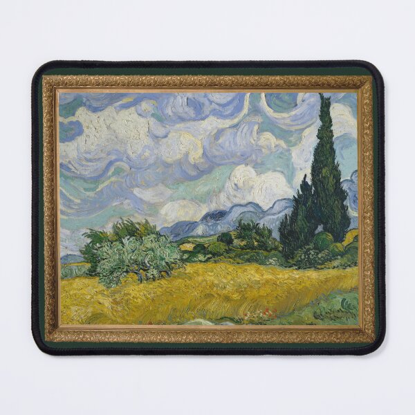 Item preview, Wheat Field with Cypresses, Van Gogh, 1889 - Frame designed and sold by Murdermercury.