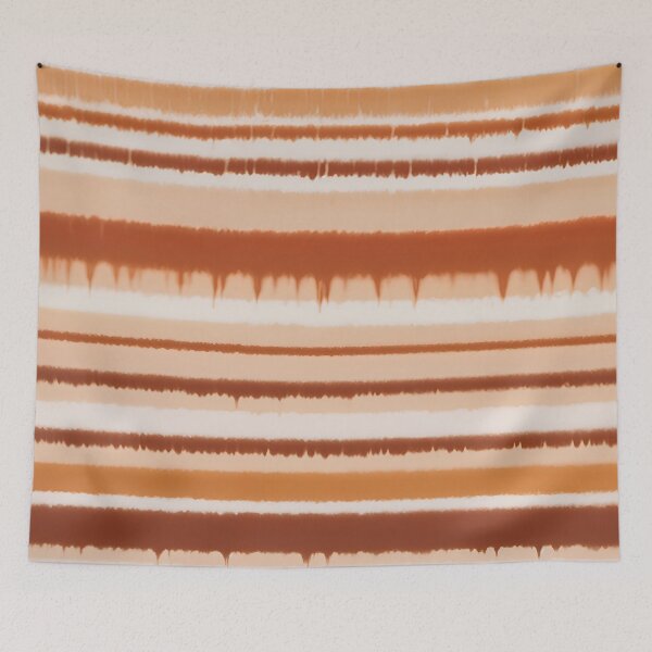 Item preview, Boho Warm Earthern Tie-Dye Striped designed and sold by meggydesigns.