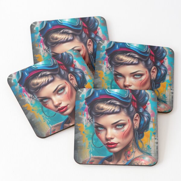 Item preview, Pinup Tattoo  designed and sold by MatrixTattoo.