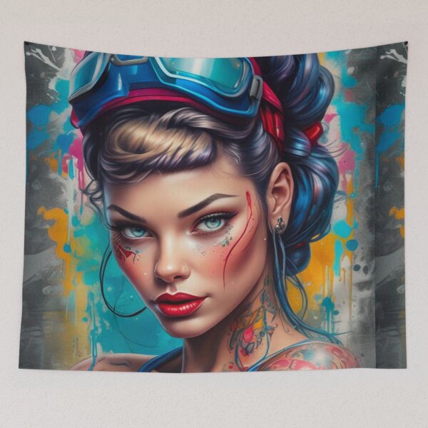 Item preview, Pinup Tattoo  designed and sold by MatrixTattoo.