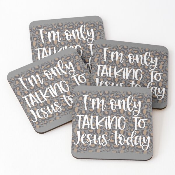 Item preview, I'm only talking to Jesus today, Christian, introvert, gifts for Christians designed and sold by FACELESS MONKEY.