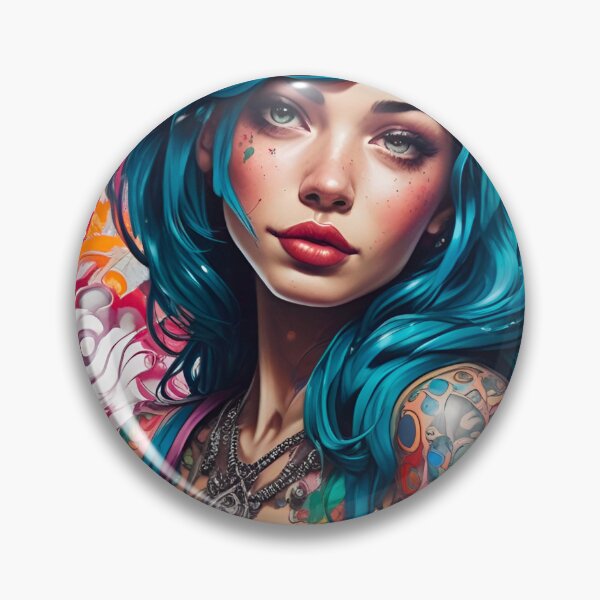 Item preview, Tattooed pinup  designed and sold by MatrixTattoo.