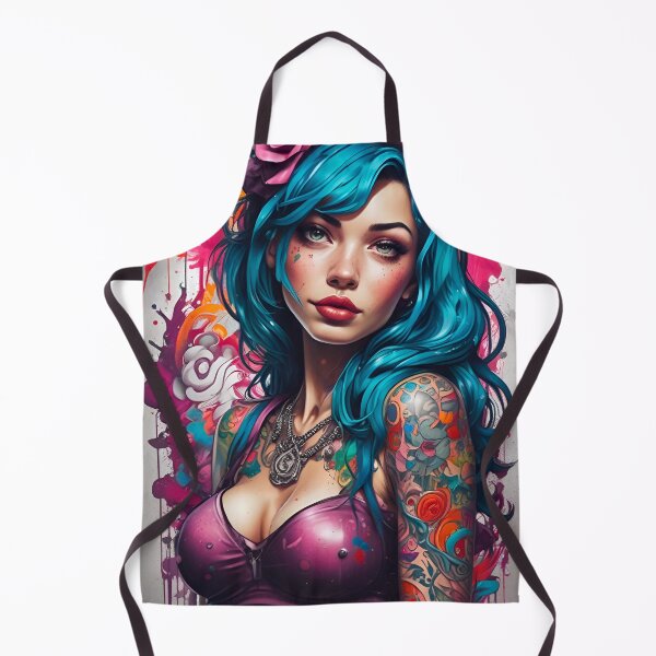 Item preview, Tattooed pinup designed and sold by MatrixTattoo.