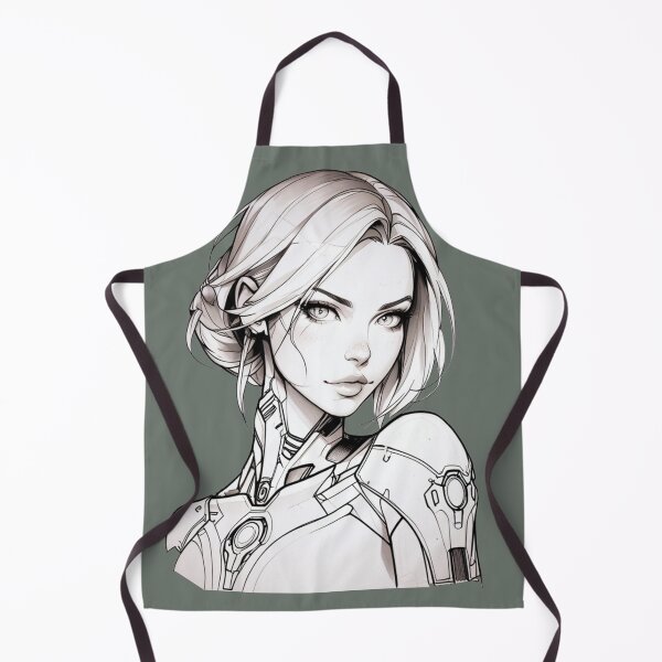 Aperçu de l'œuvre Cyborg Girl créée et vendue par ArtCraftLab.