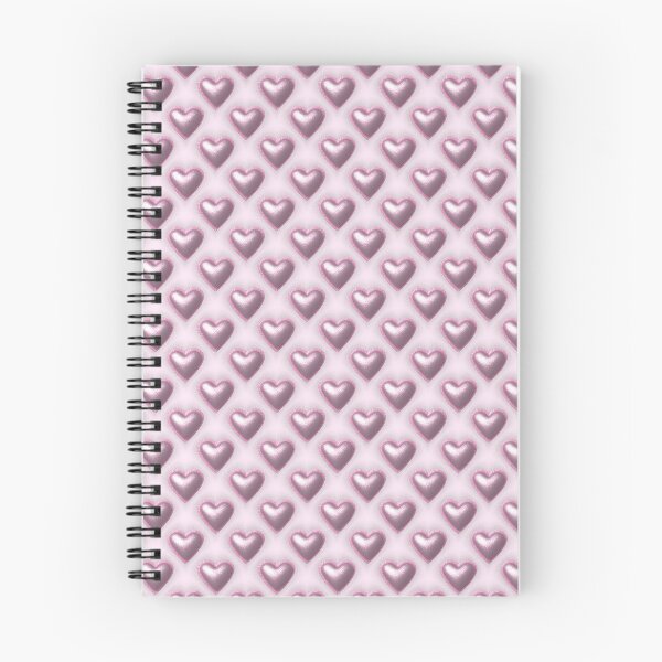 Item preview, Rose gold Shiny 3D pink hearts pattern designed and sold by My-fake-places.