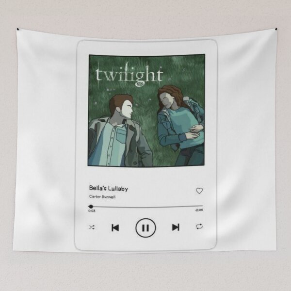 Item preview, Bella lullaby Spotify sticker  designed and sold by Madison Creates.