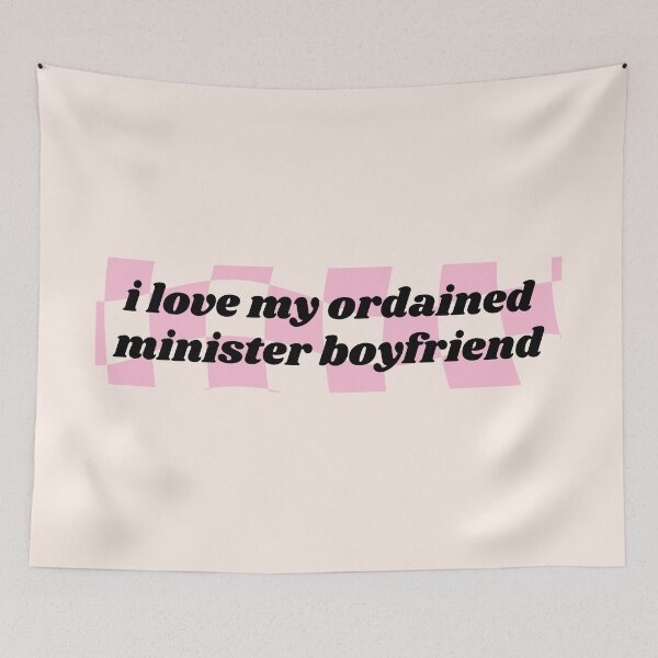 Item preview, ordained minister boyfriend designed and sold by careofjacks.