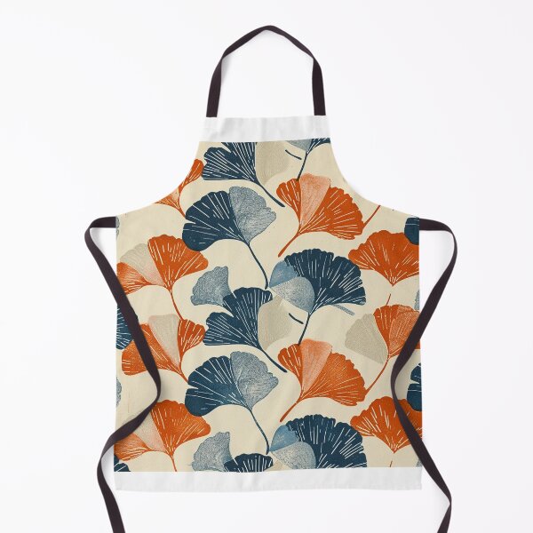 Item preview, Orange and Blue Ginkgo designed and sold by trsander.
