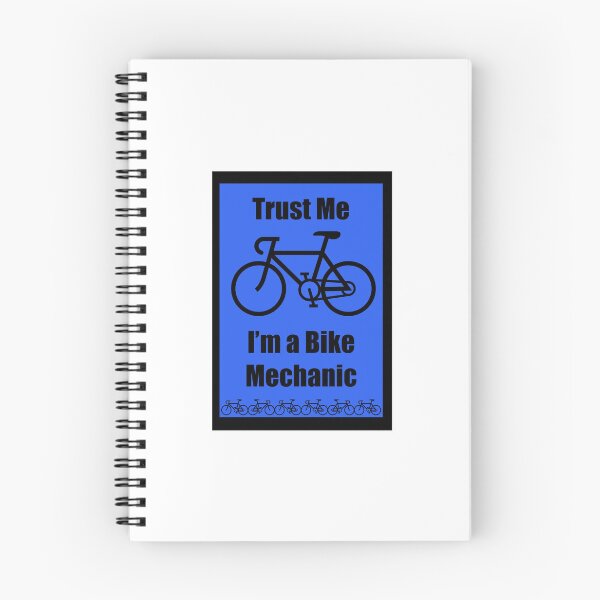 Item preview, Trust Me I'm a Bike Mechanic Blue and Black designed and sold by MaybeTomorrowNM.