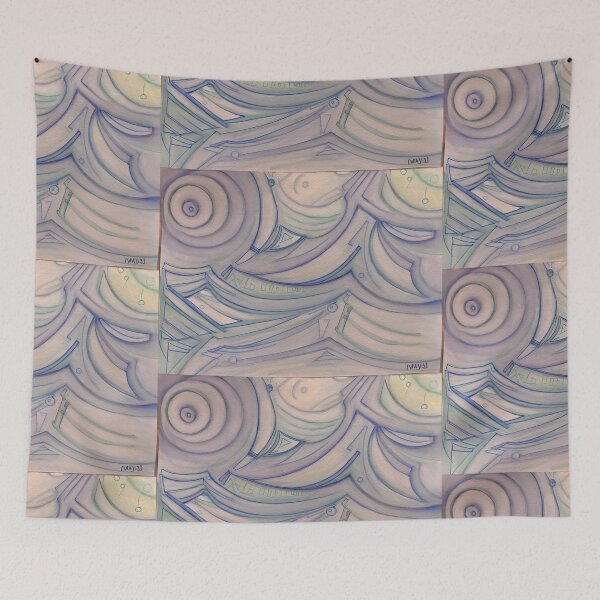 Item preview, Floating on the blue waves designed and sold by LeilaniLeilani.