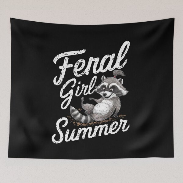 Item preview, Funny Sweet Feral Girl Summer Possum Meme designed and sold by Watercolored-Me.