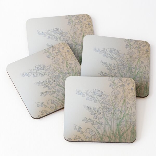 Item preview, Pale bluebells watercolour painting  designed and sold by esvb.