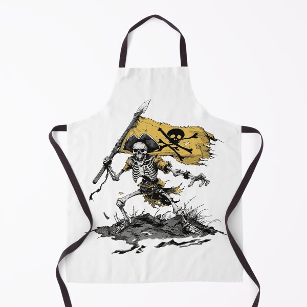 Item preview, Skeleton Pirate | Haunted Pirate Art | Skull and Crossbones Illustration designed and sold by Petru&Myself.