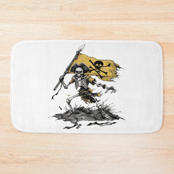 Item preview, Skeleton Pirate | Haunted Pirate Art | Skull and Crossbones Illustration designed and sold by Petru&Myself.