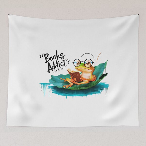 Item preview, Read Book Frog: A Splash of Color and Fun designed and sold by Colorful-Garden.