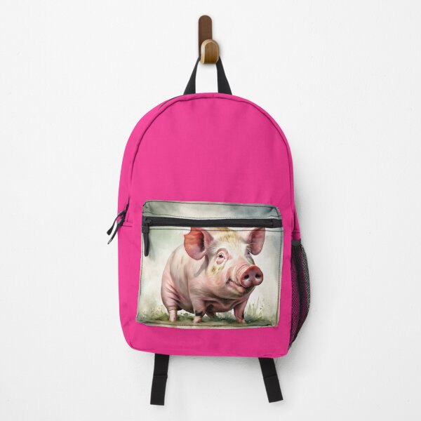 Item preview, Piggy, watercolor, original art designed and sold by TrendyGenZArt.