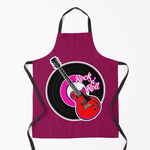 Item preview, Rock 'n' Roll Lover Vinyl Record And Electric Guitar Logo designed and sold by TheArtOfPat.