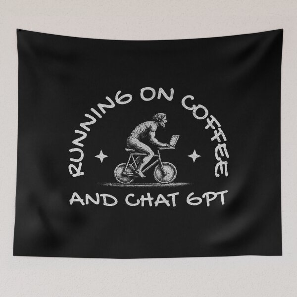 Item preview, Running On Coffee And Chat GPT designed and sold by A.I.  Took My Job!.