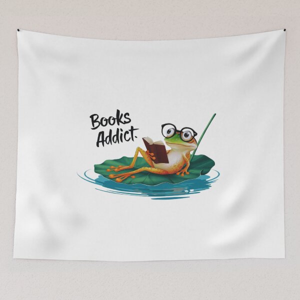 Item preview, Read Book Frog: A Splash of Color and Fun designed and sold by Colorful-Garden.