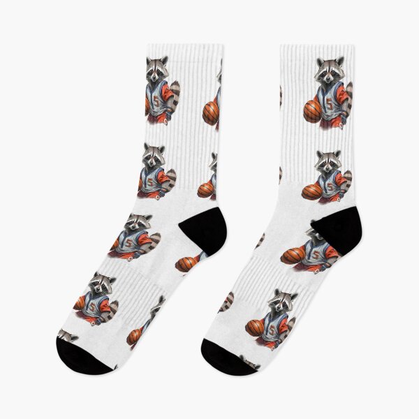Item preview, raccoon, basketball player, athlete, ball, team, number 5 designed and sold by Eamornia.