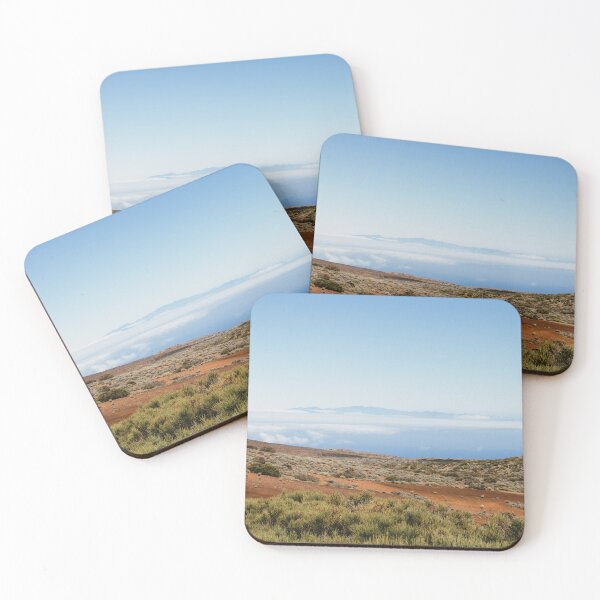 Item preview, Volcanic landscape above the clouds designed and sold by rhosbahu.