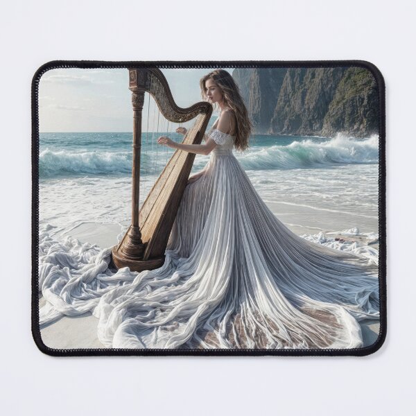 Item preview, Playing The Harp On Seashore designed and sold by Maria Dryfhout.