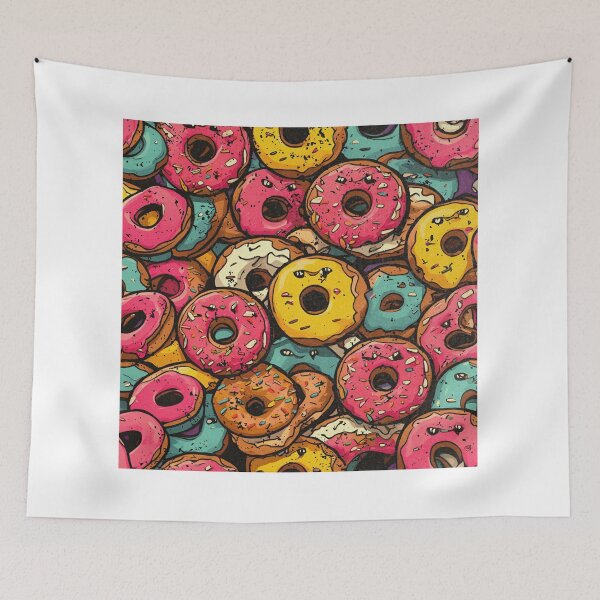 Item preview, Colorful donut designed and sold by Abelievingheart.