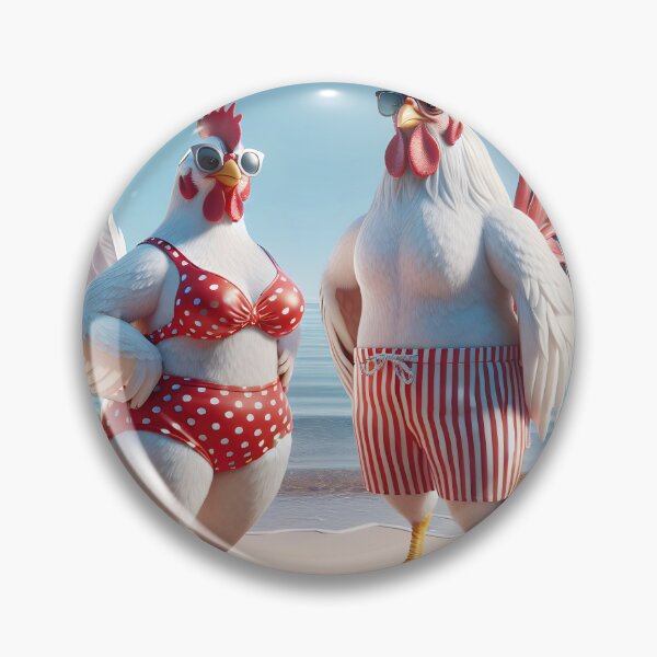 Item preview, Beach Chickens designed and sold by Maria Dryfhout.