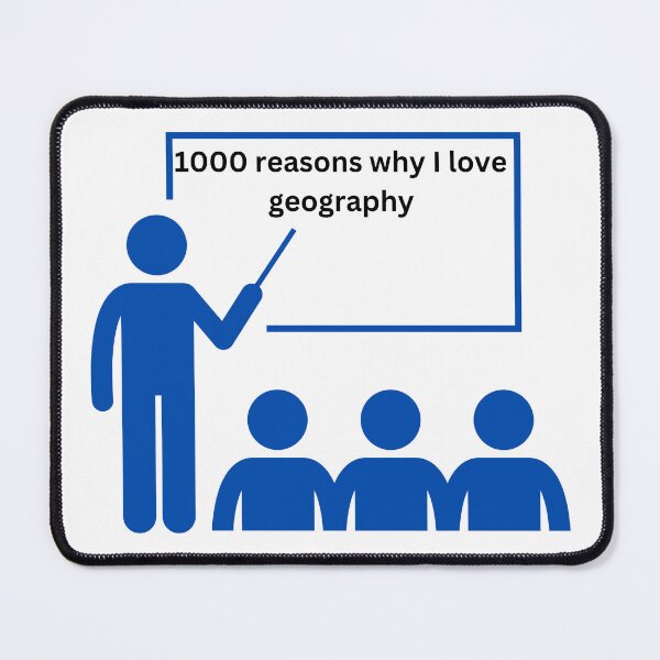 Item preview, 1000 reasons why I love geography designed and sold by Paaalm.