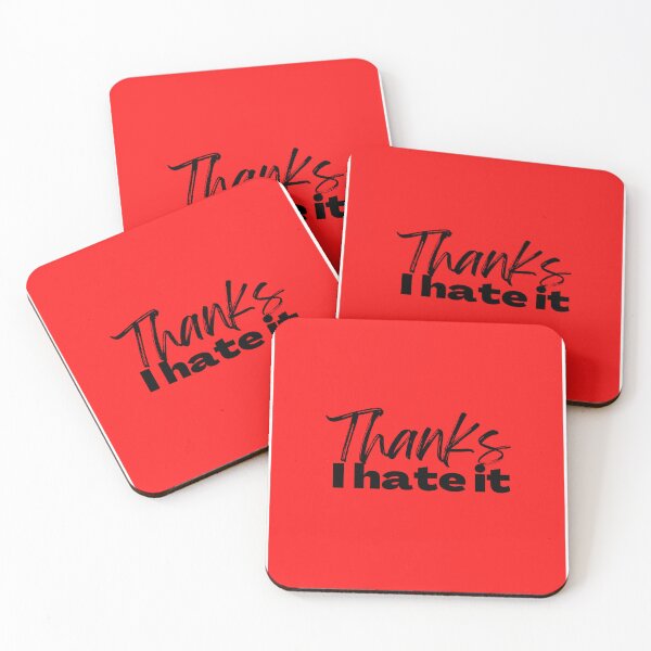 Item preview, Thanks I hate it red designed and sold by HaekelHex.