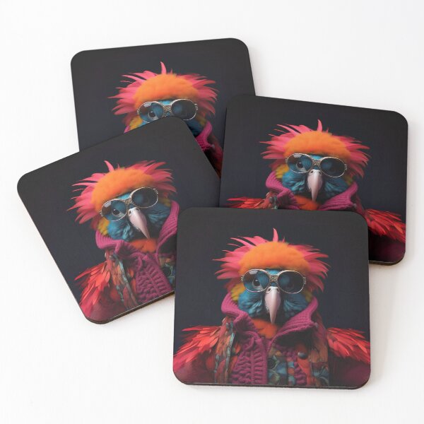 Item preview, Stylish Parrot in Funky Attire designed and sold by Sillytoe.