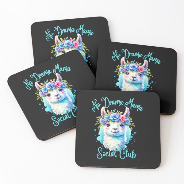 Item preview, Cute Llama No Drama Mama Social Club designed and sold by AlienOccupation.
