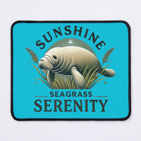 Item preview, Sunshine Seagrass Serenity: Embrace The Beauty of Manatees designed and sold by SandbarTees.