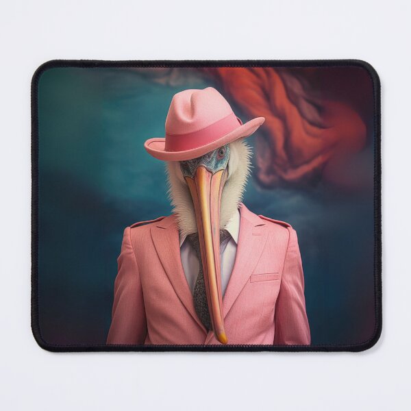 Item preview, Dapper Pelican in Pink Suit designed and sold by Sillytoe.