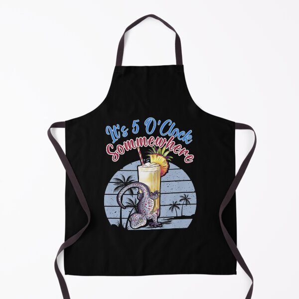 Item preview, It's 5 O'Clock Somewhere Cute Gecko Summer designed and sold by BeataY6Art.