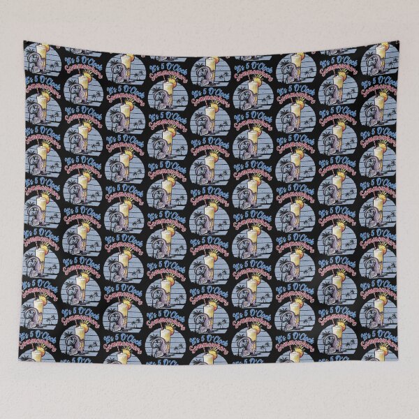 Item preview, It's 5 O'Clock Somewhere Cute Gecko Summer designed and sold by BeataY6Art.