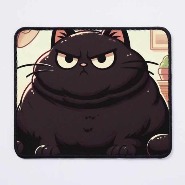 Item preview, Very Chubby Black Cat designed and sold by FuzyFriendHaven.