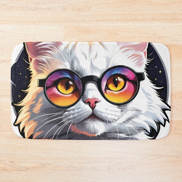 Item preview,  colourful cool cat designed and sold by kadryshop.