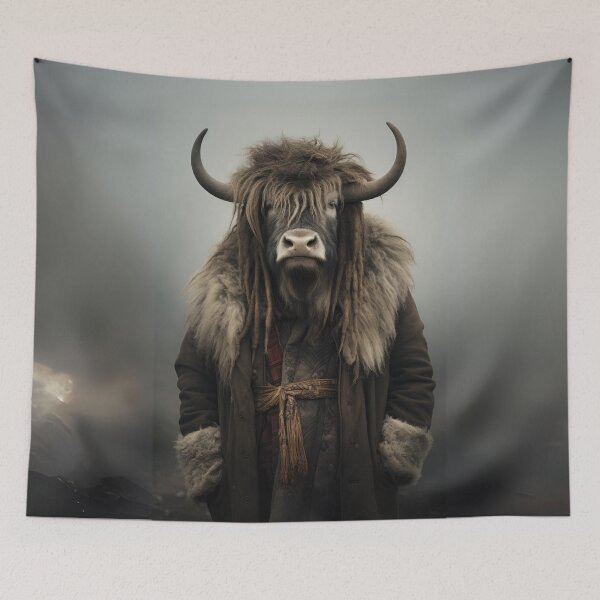 Item preview, Regal Yak in Winter Attire designed and sold by Sillytoe.