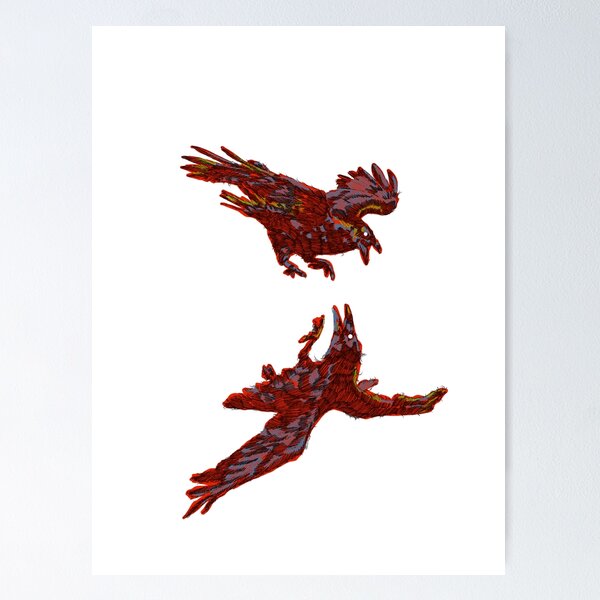 Item preview, Crows (Red) designed and sold by LizzieOrmian.