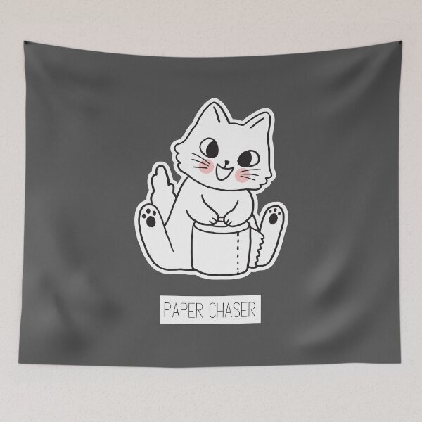 Item preview, Paper chaser #CatGifts #CatLady #CatMom #CatDad #CatLife designed and sold by Anna Halasek.