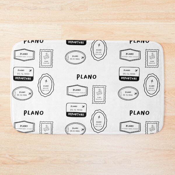 Item preview, Plano - Travel Stamp Collection | Vintage Design | Nostalgic designed and sold by RM-Journey.