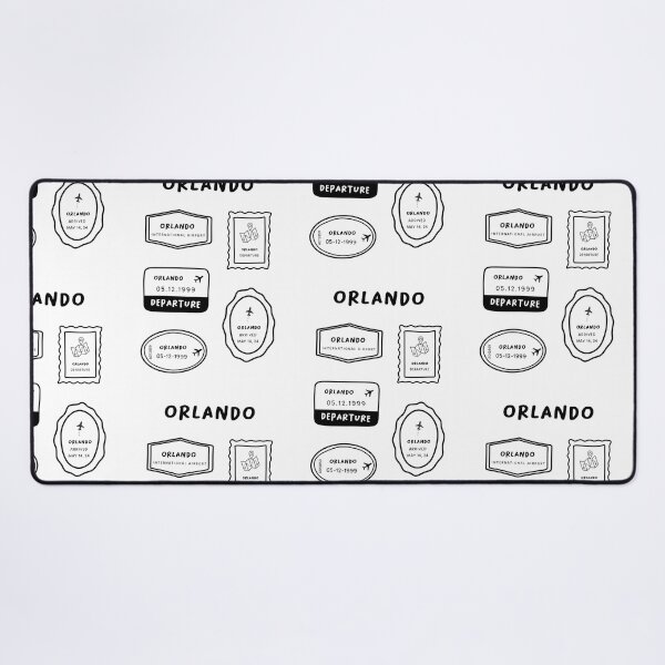 Item preview, Orlando - Travel Stamp Collection | Vintage Design | Nostalgic designed and sold by RM-Journey.